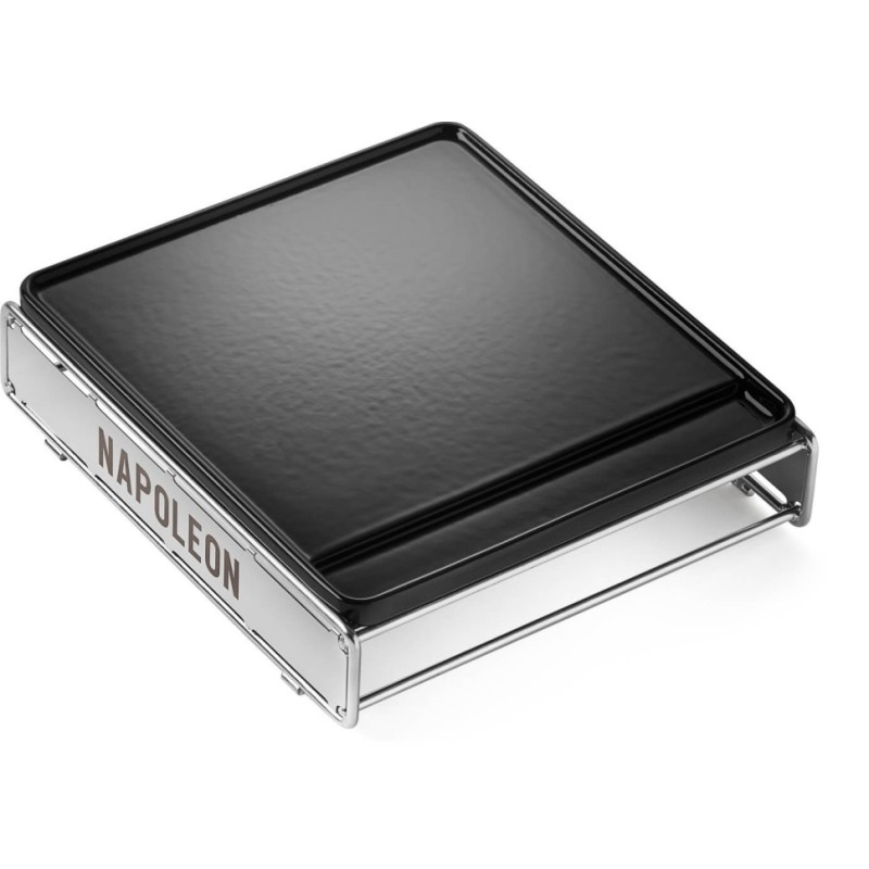 Napoleon porcelain enamelled cast iron griddle