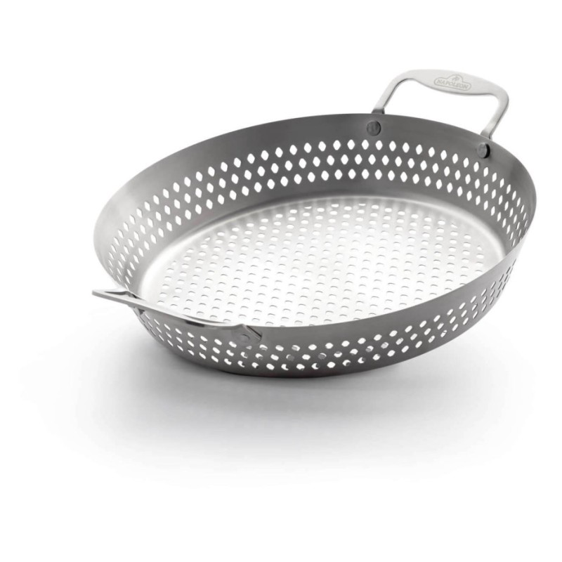 Wok para parrillada de acero inoxidable Napoleon