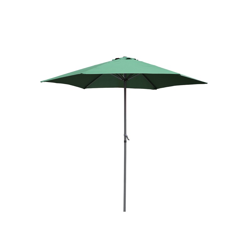 Parasol 1129 verde 3m con manivela Majestic Garden