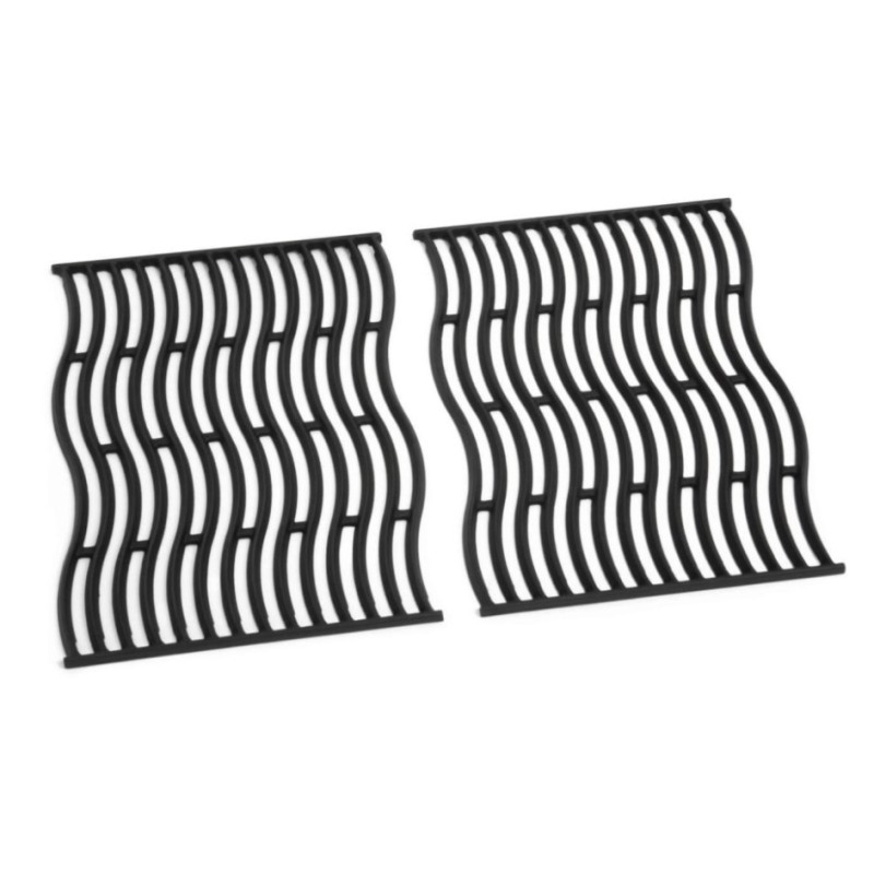 Due griglie di cottura in ghisa