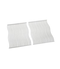 Deux grilles de cuisson en acier inoxydable