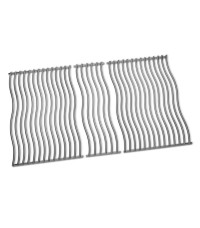 Trois grilles de cuisson en acier inoxydable