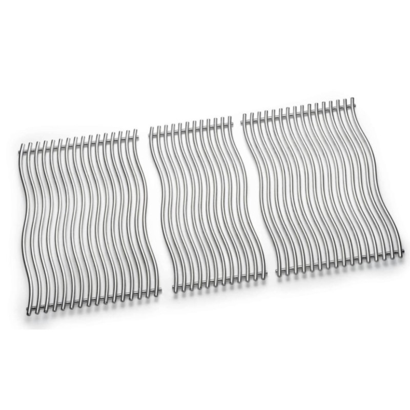 Tres rejillas para cocinar de acero inoxidable 38 pulgadas Napoleon