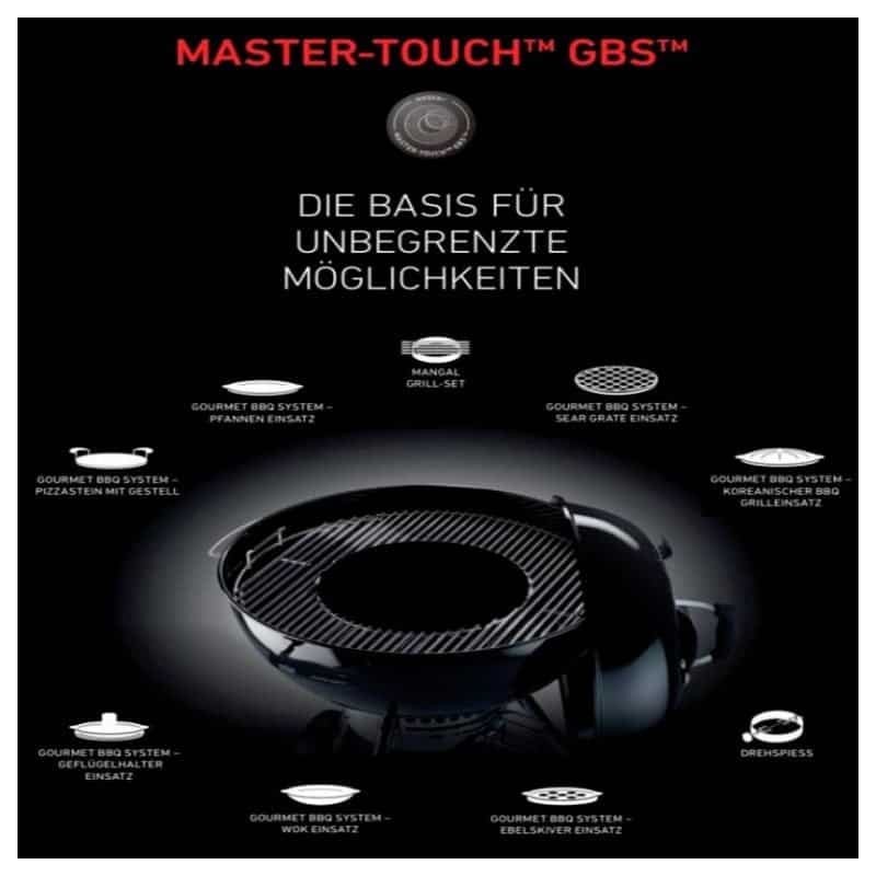 Barbacoa Master Touch GBS E-5750 Weber - 2532 BARBACOA WEBER MASTER TOUCH GBS 57CM BLACK 768x768 1