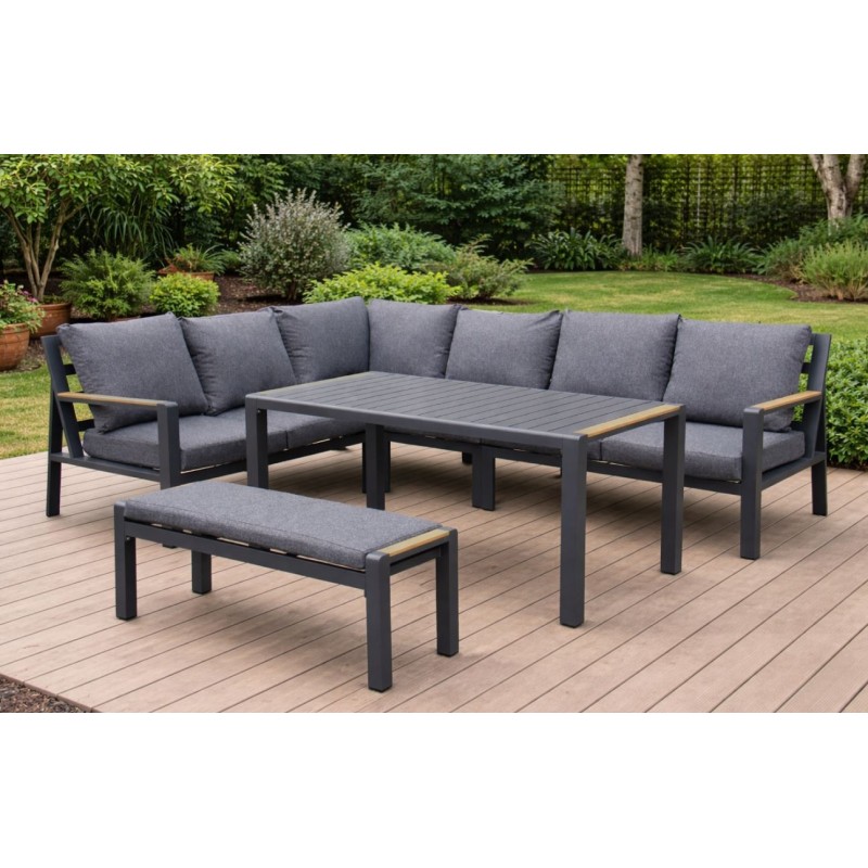 Majestic Garden corner bay set