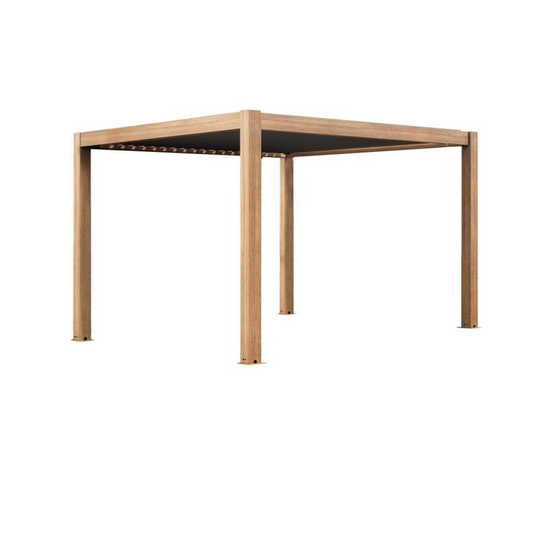 Pergola andina 3x4 in finto legno, Majestic Garden