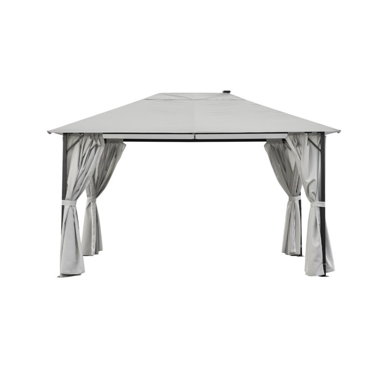 Pérgola Andina 515 imitación madera 3x4 aluminio Majestic Garden