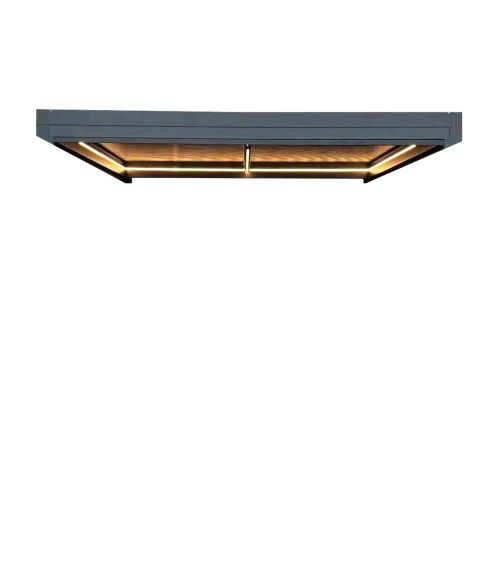 Luci a LED Andina 3x3 in alluminio per giardino maestoso