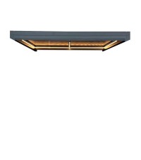Lampes LED Andina 3x3 en aluminium Majestic Garden