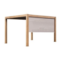 Tenda andina, effetto legno, 3x4, beige, Majestic Garden
