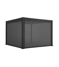 Andean curtain anthracite 3x4 aluminum Majestic Garden