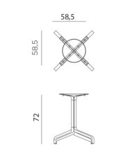 Base Frasca Maxi Fix Nardi - Base Frasca
