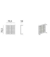 Panel Modular Sipario Modulo Nardi - Nardi ecopartition SIPARIOmodulo 2D