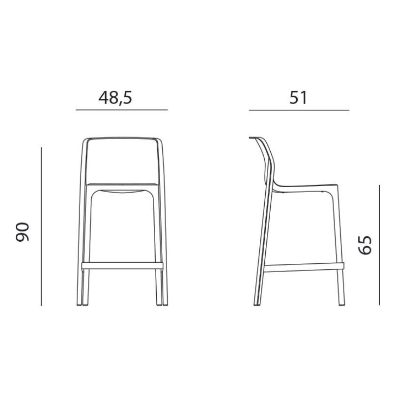 Taburete Net Mini Nardi - net stool mini