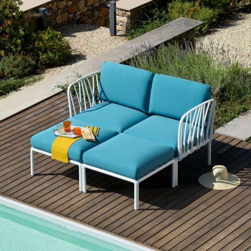 Pouf Komodo Blanco Nardi - Nardi Komodo Ambiente 10