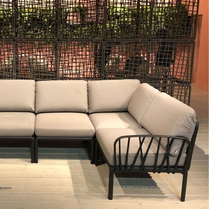 Modulo Rincon Komodo Antracita Nardi - nardi komodo 5 modular lounge anthracite grey