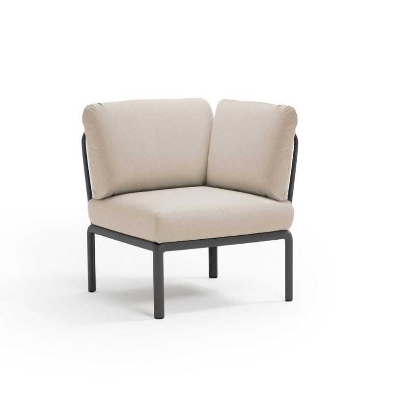 Modulo Rincon Komodo Antracita Nardi - Nardi sofas KOMODOelementoANGOLO antracite TECHpanama LR