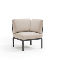 Modulo Rincon Komodo Antracita Nardi - Nardi sofas KOMODOelementoANGOLO antracite TECHpanama LR