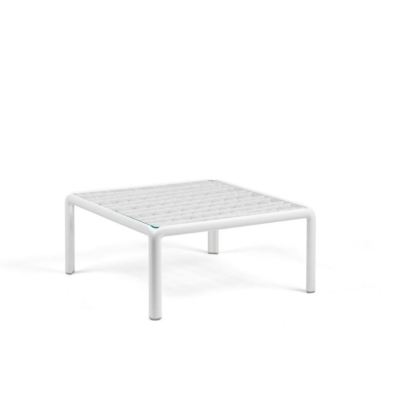 Mesa Komodo Tavolino Vetro Nardi - Nardi tables KOMODOtavolinoVETRO bianco LR