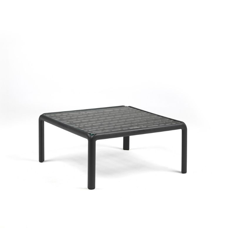 Mesa Komodo Tavolino Vetro Nardi - Nardi tables KOMODOtavolinoVETRO antracite LR