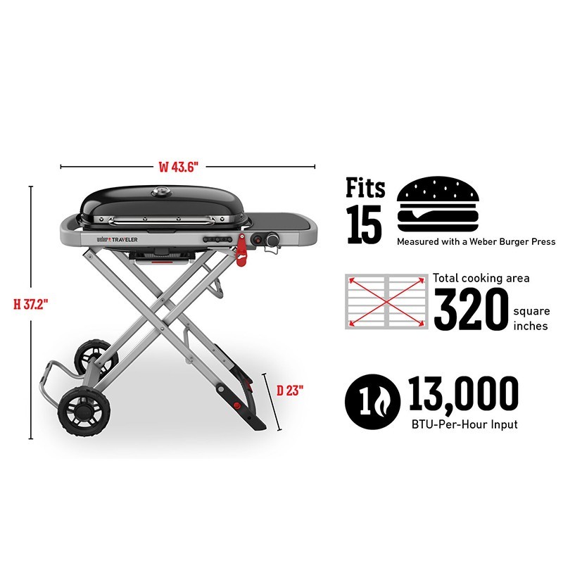 Barbacoa Weber Traveler -