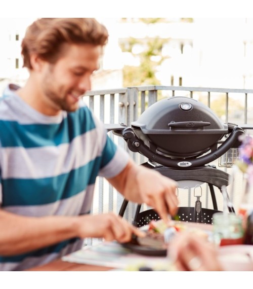 Barbacoa Q1200 con stand Weber - 44221 barbecue gaz weber q1200 noir 5