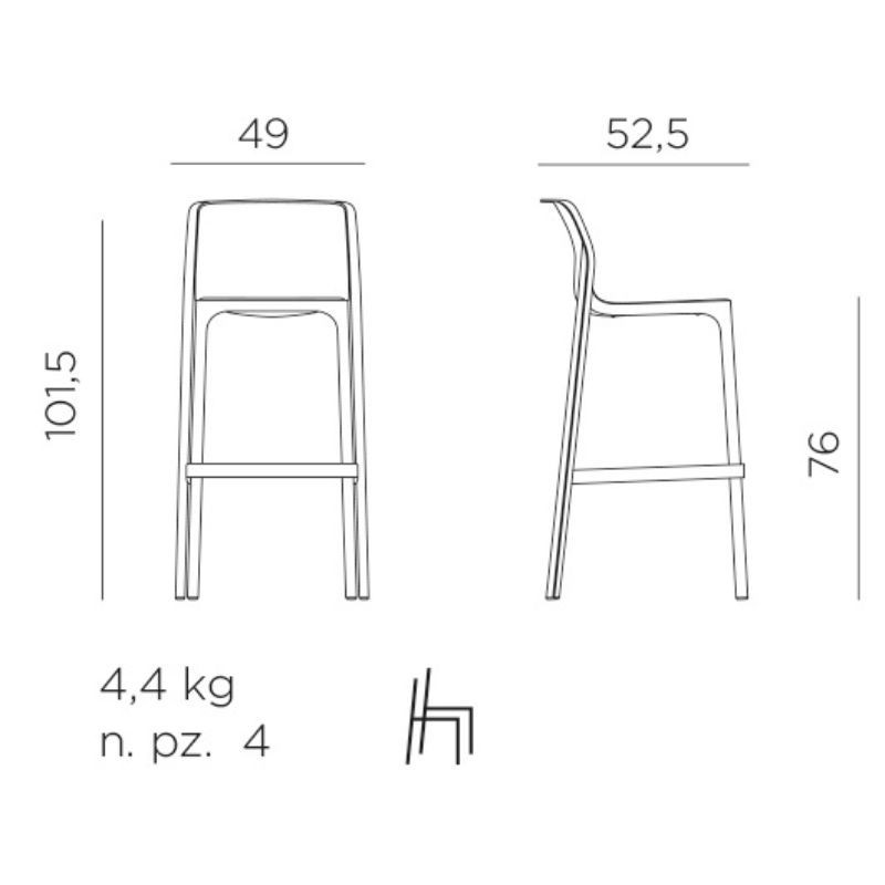 Taburete Net Nardi - dis cat netStool