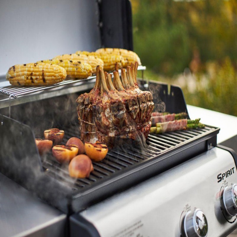 Barbacoa Genesis E-315 GBS - BBQ WEBER SPIRIT E 315 le griglie di cottura in ghisa sono 2 pz intere