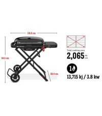 Barbacoa Weber Traveler Stealth Edition - TravelerStealth Specs 678x378 EMEA vB 1