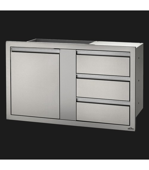 Modulo Puerta y Triple Cajòn 42" x 24" - Napoleon - moduglsosf