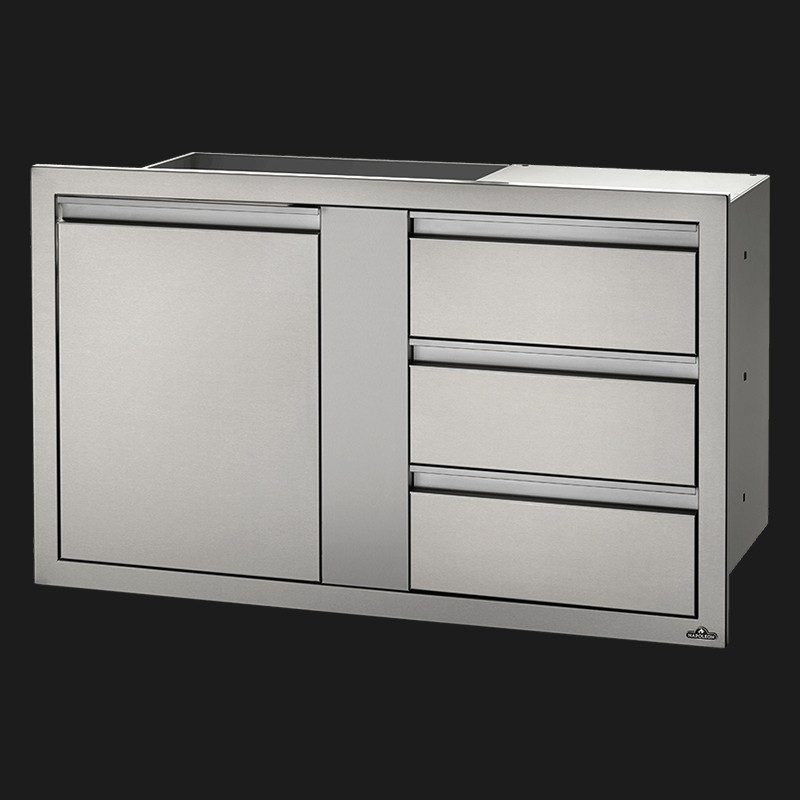 Modulo Puerta y Triple Cajòn 42" x 24" - Napoleon - moduglsosf