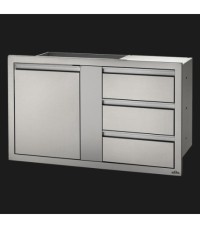 Modulo Puerta y Triple Cajòn 42" x 24" - Napoleon - moduglsosf