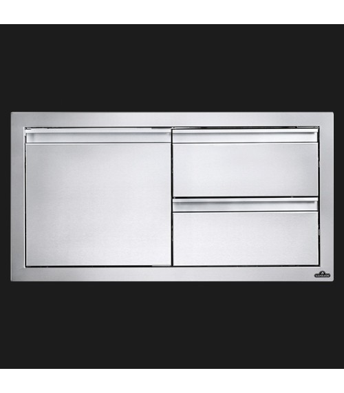 Modulo Puerta y Doble Cajòn 36" x 16" - Napoleon - modulsh