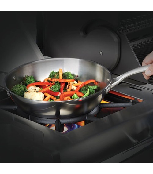 Wok Napoléon en acier inoxydable