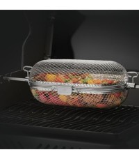 Cesta Verdura - Napoleon - 64000 rotisserie grill basket inuse