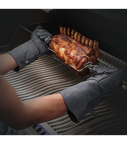 Guantes de Cuero - Napoleon - 62147 genuine leather bbq gloves inuse