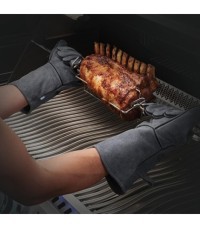 Guantes de Cuero - Napoleon - 62147 genuine leather bbq gloves inuse