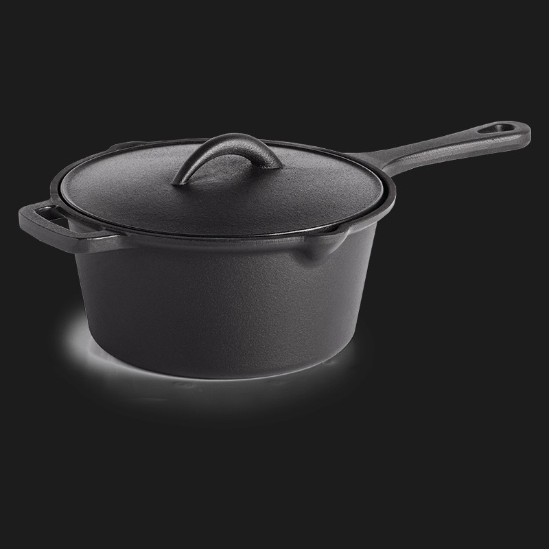 Cacerola de Hierro Fundido - Napoleon - 56051 Cast Iron Sauce Pxan inuse