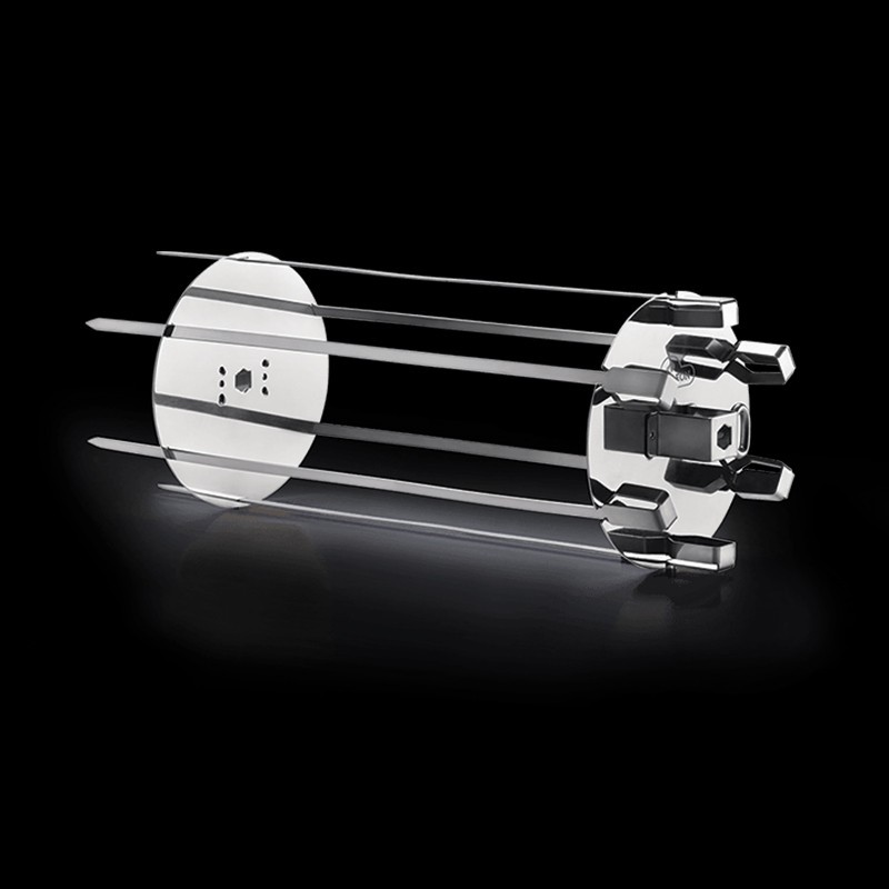 Set Rostizador Brochetas - Napoleon - 62118 SS Grill Bhush inuse 1