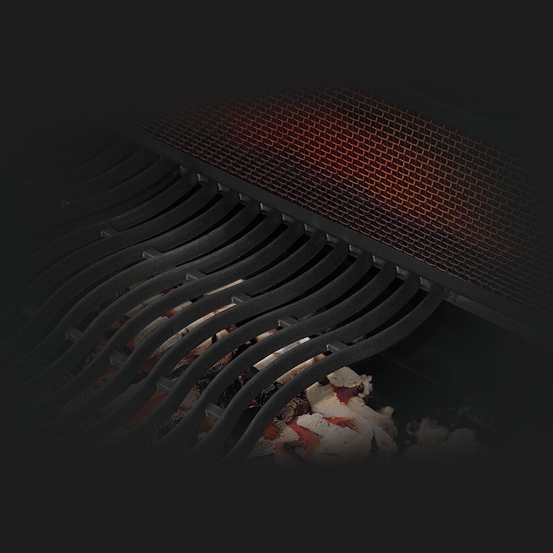 Barbacoa Profesional de Carbón - Napoleon - Charcoal PRO605CSS Rear Charcoal Rotisserie Burner