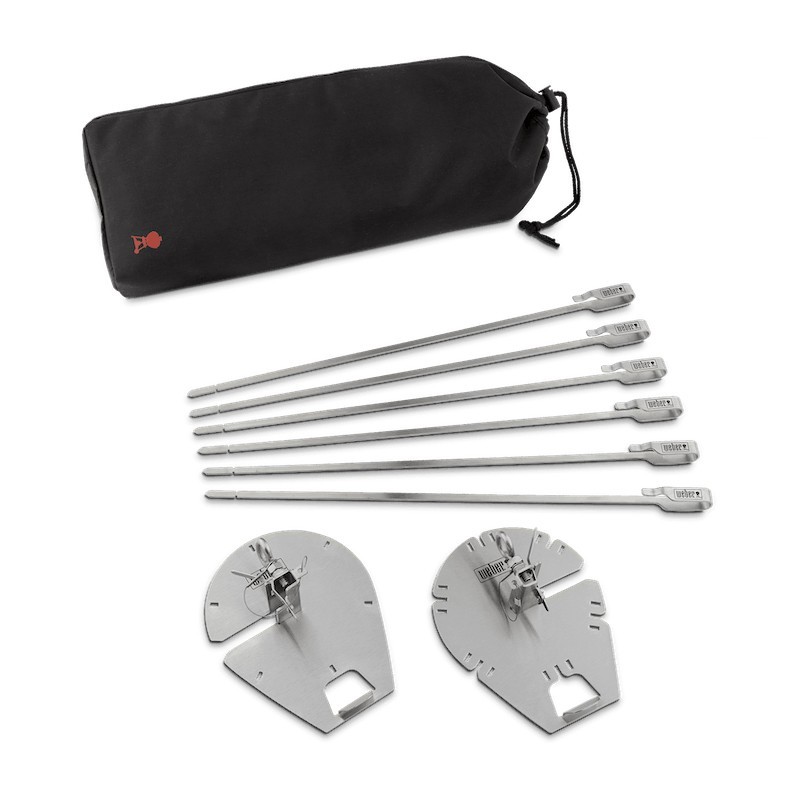 Brochetas para Asador giratorio Weber - ghyjohljpg