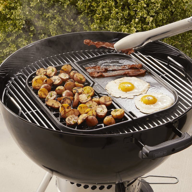 Juego de parrilla y plancha Weber - packio blancas weber1 jaype menorca
