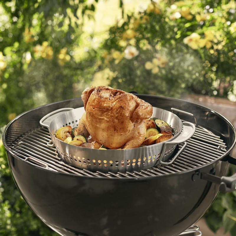 Soporte para asar pollos Weber - sopjortenfgdlj