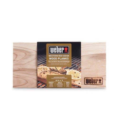 Bandejas de Cedro Grandes Weber - pack de 22 pastillas de encennenorca