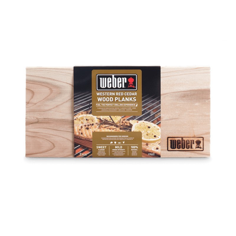 Bandejas de Cedro Grandes Weber - pack de 22 pastillas de encennenorca