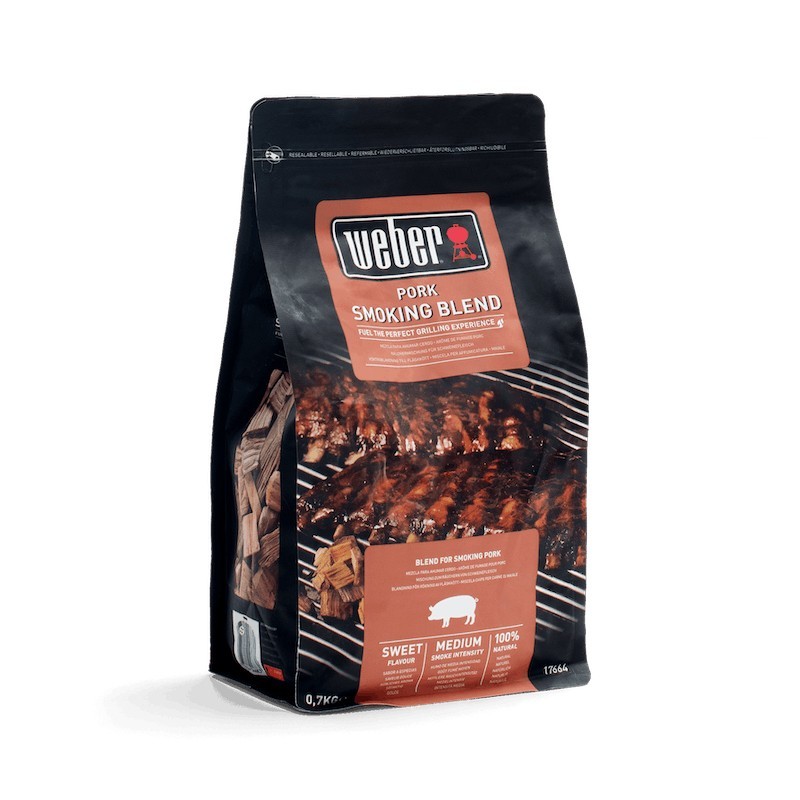 Astillas de Weber para Ahumar Cerdo - pafllas de encendido blafpe menorca