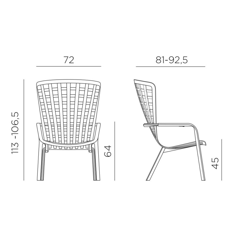 Sillón Folio Nardi - Nardi 2D Folio