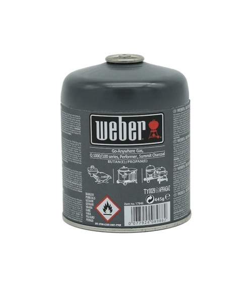 Bombona de Gas Weber - bombona de y445 gr