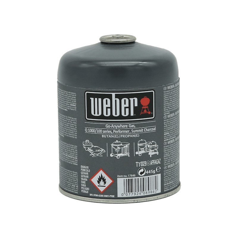 Bombona de Gas Weber - bombona de y445 gr