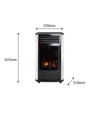 Estufa de Gas Manhattan Portatil Fireside - Estufa de Gas Manhattan portatil de Fireside 4